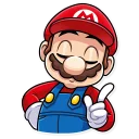 👆-Super Mario, Telegram Sticker