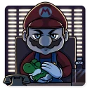 😈-Super Mario, Telegram Sticker