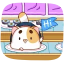 👋-Sushi Cat, Telegram Sticker