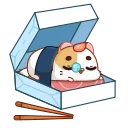 😴-Sushi Cat, Telegram Sticker