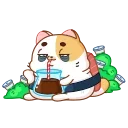 ☕️-Sushi Cat, Telegram Sticker