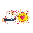 😻-Sushi Cat, Telegram Sticker