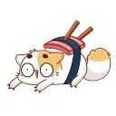 😱-Sushi Cat, Telegram Sticker