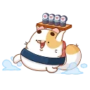 🏃‍♂️-Sushi Cat, Telegram Sticker