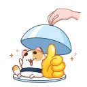 👍-Sushi Cat, Telegram Sticker