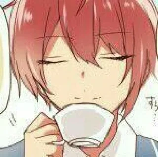 🍰-Tsukasa Suou bye Zhell, Telegram Sticker