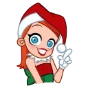 😉-Sweety Santa, Telegram Sticker