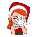 😖-Sweety Santa, Telegram Sticker