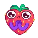 👏-Sweety Strawberry, Telegram Sticker
