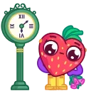 ⏰-Sweety Strawberry, Telegram Sticker