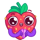 🥰-Sweety Strawberry, Telegram Sticker