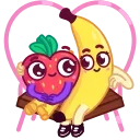 🤗-Sweety Strawberry, Telegram Sticker