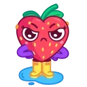 😠-Sweety Strawberry, Telegram Sticker