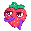 🤔-Sweety Strawberry, Telegram Sticker