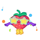 🕺-Sweety Strawberry, Telegram Sticker