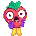 😨-Sweety Strawberry, Telegram Sticker