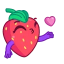 😘-Sweety Strawberry, Telegram Sticker