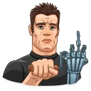 🖕-Terminator, Telegram Sticker