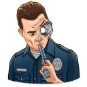 🤨-Terminator, Telegram Sticker