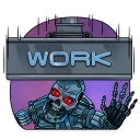 😱-Terminator, Telegram Sticker