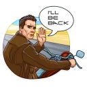 👋-Terminator, Telegram Sticker
