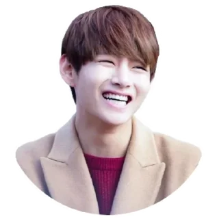 😄-Taehyung, Telegram Sticker