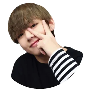 😊-Taehyung, Telegram Sticker