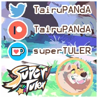 🔗-SuperTuler (TairuPanda) Pack, Telegram Sticker