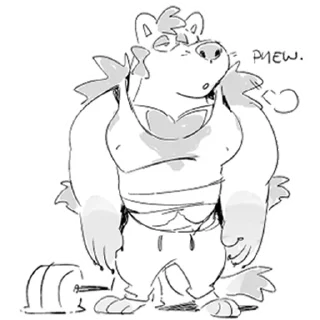 🏋️‍♂️-SuperTuler (TairuPanda) Pack, Telegram Sticker