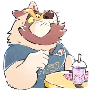 🍽-SuperTuler (TairuPanda) Pack, Telegram Sticker