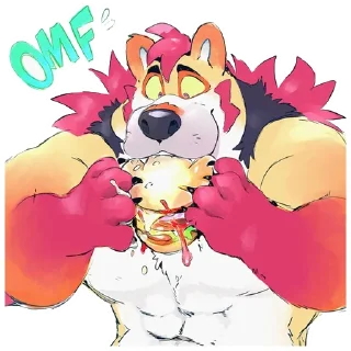 🍔-SuperTuler (TairuPanda) Pack, Telegram Sticker