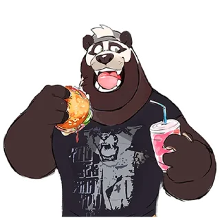 🍔-SuperTuler (TairuPanda) Pack, Telegram Sticker