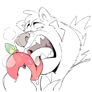 🍑-SuperTuler (TairuPanda) Pack, Telegram Sticker