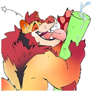 👅-SuperTuler (TairuPanda) Pack, Telegram Sticker