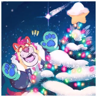 🎄-SuperTuler (TairuPanda) Pack, Telegram Sticker