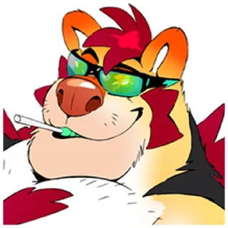 😎-SuperTuler (TairuPanda) Pack, Telegram Sticker