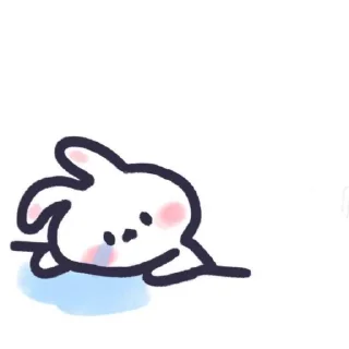🐇-baby bunny, Telegram Sticker