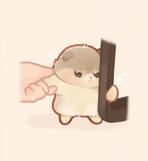🐇-baby bunny, Telegram Sticker