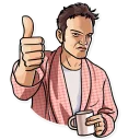 👍-Pulp Fiction, Telegram Sticker