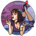 😘-Pulp Fiction, Telegram Sticker