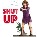 😡-Pulp Fiction, Telegram Sticker