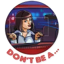 😑-Pulp Fiction, Telegram Sticker
