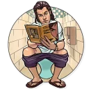 🤓-Pulp Fiction, Telegram Sticker