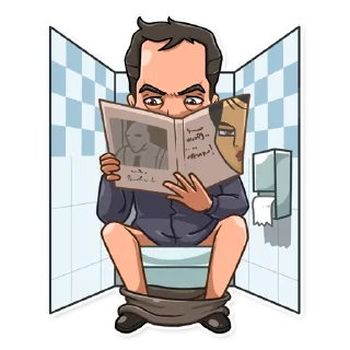 🚽-Quentin Tarantino, Telegram Sticker