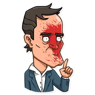 😳-Quentin Tarantino, Telegram Sticker