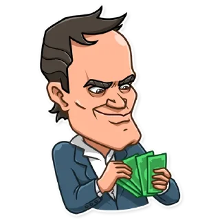 🤑-Quentin Tarantino, Telegram Sticker