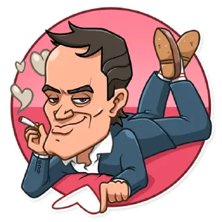 🥰-Quentin Tarantino, Telegram Sticker