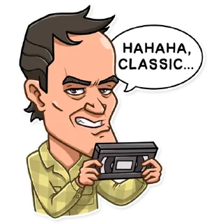 📼-Quentin Tarantino, Telegram Sticker