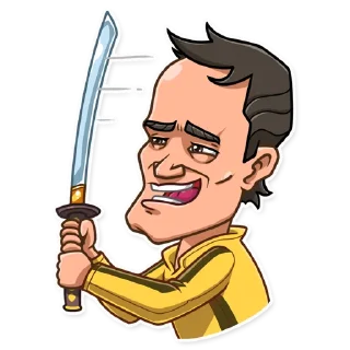 💀-Quentin Tarantino, Telegram Sticker