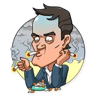 😨-Quentin Tarantino, Telegram Sticker